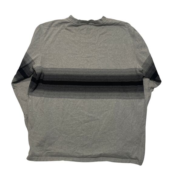 VTG Y2K 90's MFG Marithe Francois Girbaud Grey Striped Pullover Sweater XL - Picture 4 of 4